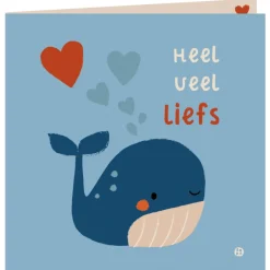 Best Kaart met envelop Walvis Wenskaarten