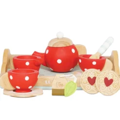 New Theeservies Inclusief Dienblad Hout Pretend Play / Rollenspel