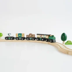 Clearance -Trein Set Great Green Train Hout Treinen