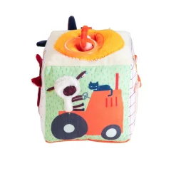 Clearance Activiteitenkubus Boerderij met Geluid Knuffelspeelgoed