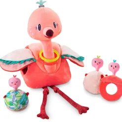 Discount Knuffel Flamingo Anaïs en haar Baby's Knuffelspeelgoed|Anaïs
