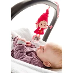 Outlet Roodkapje Rammelaar met Bel Babyspeelgoed|Knuffelspeelgoed