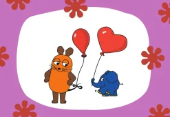 Clearance Motief Muis met Ballon Wandlamp Rechthoekig Lampen