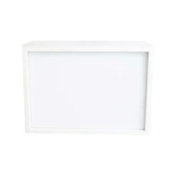 Hot Wandlamp Rechthoekig Draw Here Wit Hout Lampen