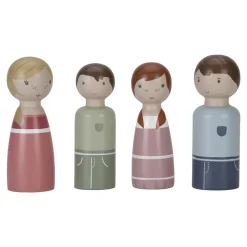 New Aanvulset Poppenhuis Familia Rosa Hout Pretend Play / Rollenspel