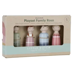 New Aanvulset Poppenhuis Familia Rosa Hout Pretend Play / Rollenspel