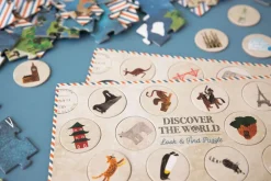 Outlet Puzzel Discover the World 200 pcs Legpuzzels