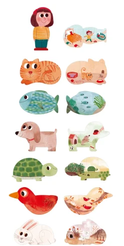 Best Puzzel I Love My Pets 21 pcs Legpuzzels