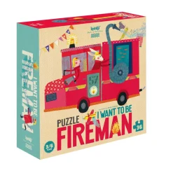 New Puzzel I want to be Firefighter 36 pcs Legpuzzels