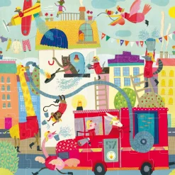 New Puzzel I want to be Firefighter 36 pcs Legpuzzels