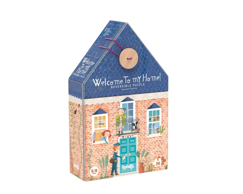 Discount Puzzel Welcome to my Home 36 pcs Legpuzzels|Contour Puzzels