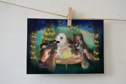 Sale Ansichtkaart Gezamenlijk Eten Wenskaarten