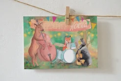 Outlet Ansichtkaart Hieperdepiep Hoera Dierenband Wenskaarten