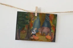 Discount Ansichtkaart Pompoen zoeken Wenskaarten