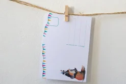 Clearance Ansichtkaart Feestelijke Dieren Wenskaarten