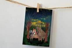 Ansichtkaart Aan Tafel Wenskaarten