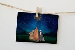 Hot Ansichtkaart Sterren Kijken Wenskaarten