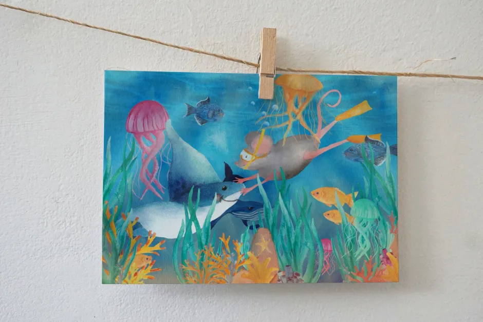 Sale Ansichtkaart Diep in de Zee Wenskaarten