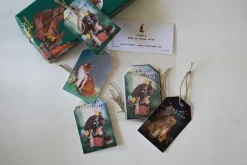 Best Cadeaulabelset Bosdieren Cadeaupapier