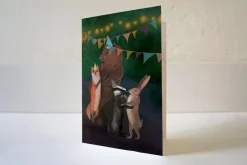 Discount Wenskaart Dansende Dieren Wenskaarten