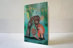 New Wenskaart Dieren bij de Wieg Wenskaarten