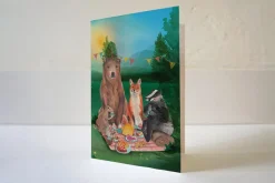 Sale Wenskaart Picknicken met Bosdieren Wenskaarten