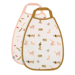 Sale Babyslabbetje Medium Little Mateys Spicy Orange 2pcs Kinderkleding