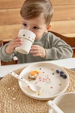 Online Kinderlepel Little Mateys Spicy Orange 4pcs Kinderservies