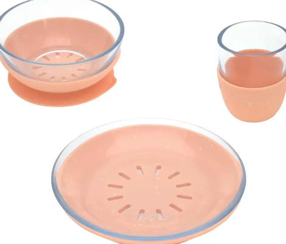 Kinderservies Set 3-delig Abrikoos Kinderservies