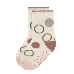 Kindersokjes Anti-Slip Offwhite/Powder Pink Set 2-delig Kinderkleding