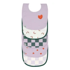 Hot Slabbetjes Happy Rascals Hart Lavendel Set 5-delig Kinderkleding