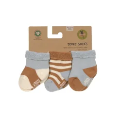 Hot Terry Kindersokjes Light Blue Caramel Set 3-delig Kinderkleding
