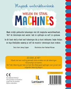 Discount Magisch waterkleurboek - Machines Kleurboeken|Hobbyboeken