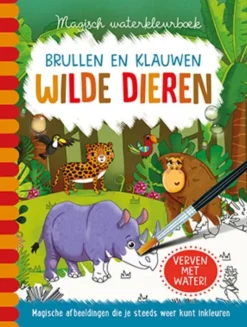 Sale Magisch waterkleurboek - Wilde dieren Kleurboeken|Hobbyboeken