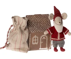 Hot Kerstman Muis Santa Mouse 14cm Muizen