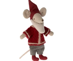Hot Kerstman Muis Santa Mouse 14cm Muizen