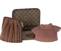Sale Kledingset Geruit in Koffer Grandma Mouse Muizen