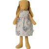 Hot Knuffel Bunny Size 2 Dusty Yellow met Jurk 23cm Konijnen & Hazen