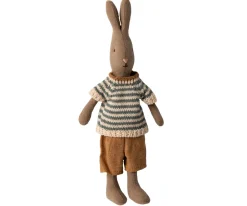 Best Knuffel Rabbit Size 1 Bruin met Shirt en Short 25cm Konijnen & Hazen