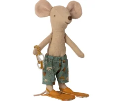 Discount Knuffelmuis Beach Mice Big Brother in Strandhokje Muizen