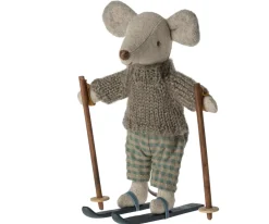 Sale Knuffelmuis Winter met Skiset Big Brother 13cm Muizen