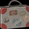 Sale Koffertje Grey Travel Metaal 11cm Kleine Cadeaus