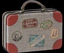 Sale Koffertje Grey Travel Metaal 11cm Kleine Cadeaus