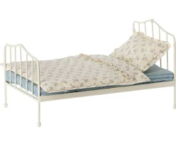 Best Metalen Poppenbed Mini Blauw Poppenhuis