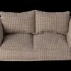 Poppenhuis Sofa Geruit 17cm Poppenhuis