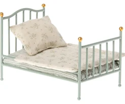 Hot Poppenhuis Vintage Bed Mint Poppenhuis