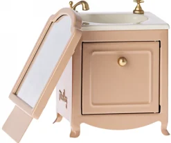 New Poppenhuis Wastafel met Spiegel Poppenhuis