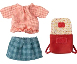 Best Tricycle Mouse Grote Zus met Rugzak Rood Muizen