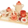 New Theeset met Dienblad Hout Pretend Play / Rollenspel
