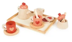 New Theeset met Dienblad Hout Pretend Play / Rollenspel